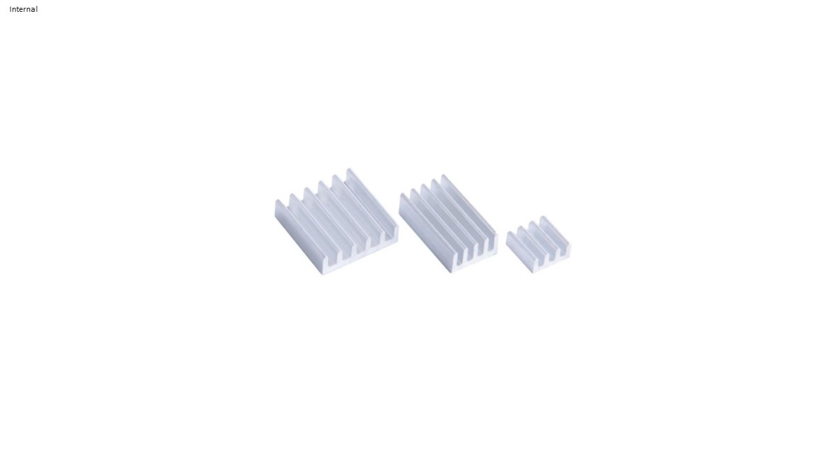 Okdo Raspberry Pi Heatsinks, Pack of 3