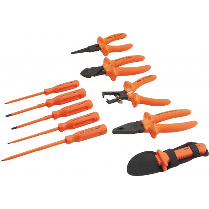 SAM 11 Piece Tool Box Tool Kit with Bag VDE/1000V Approved