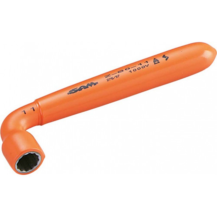 SAM Z-80-11 11 mm Socket Wrench with Insulated Handle, 130 mm Overall VDE/1000V Approved