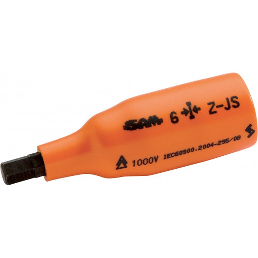 SAM 3/8 in Drive 7 mm 6 Point Torx VDE/1000V Approved, 67mm Overall Length