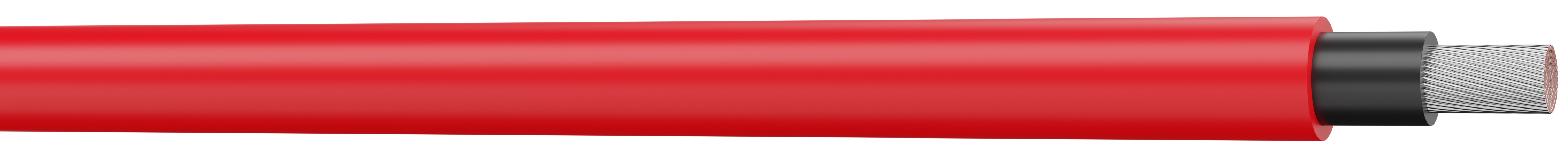 AXINDUS Solar Cable 4 mm² CSA Flame Retardant, 90 °C, -40 °C 500 m Red