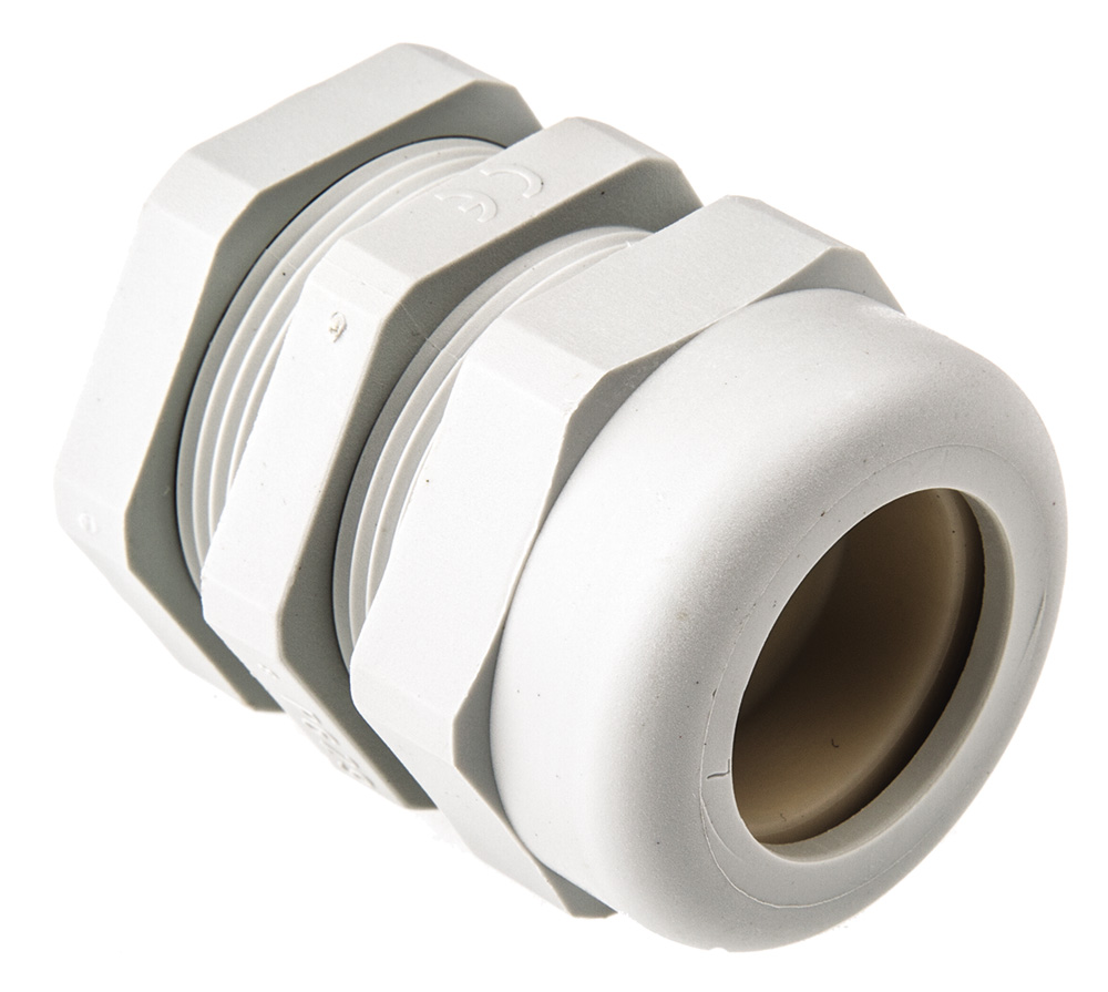 SIB WADI-TEC Series Grey Polyamide 6 Cable Gland, PG29 Thread, 15 mm min., 24.5 mm max., IP68