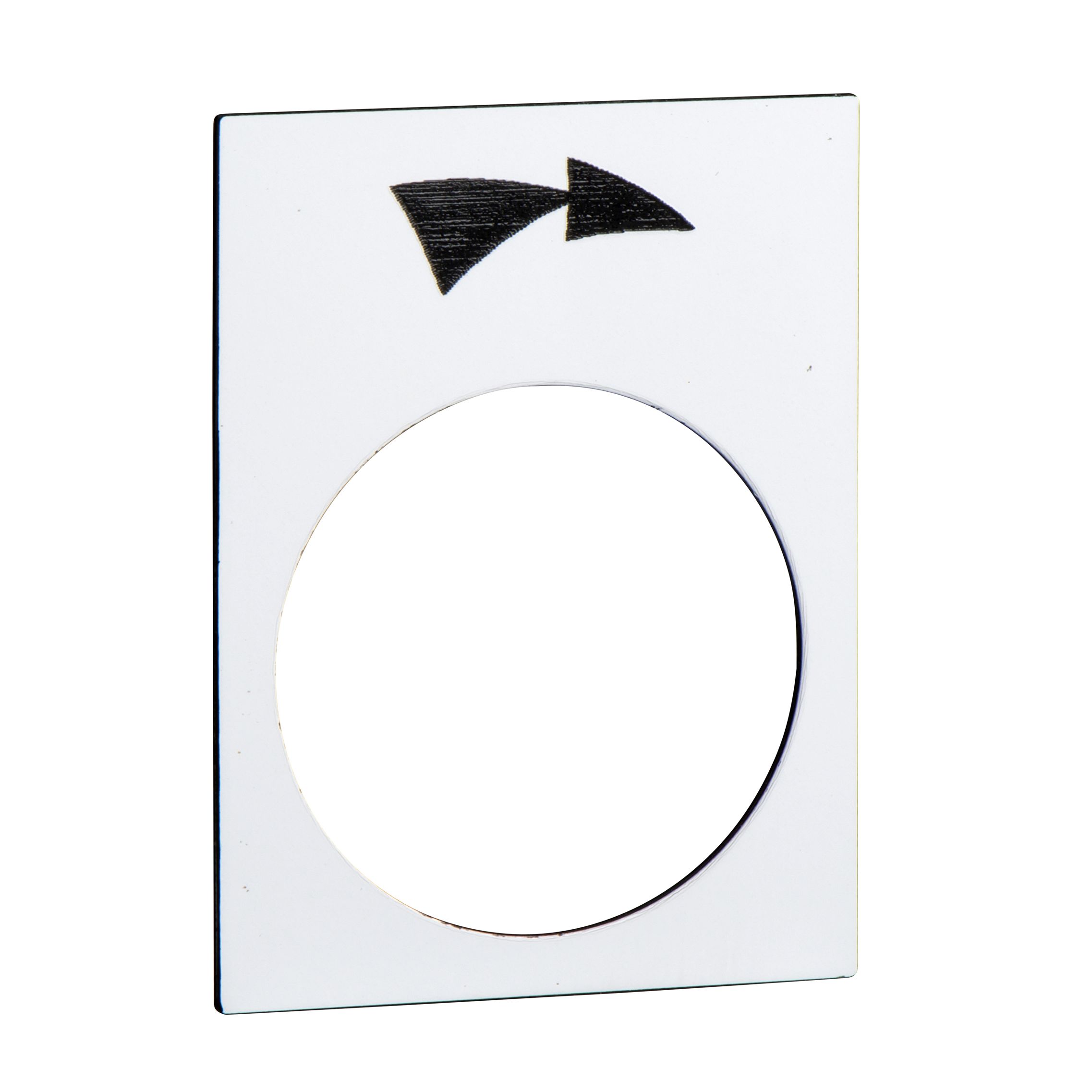 Schneider ElectricLegend for Use with XACA, XACM, XACB, Pre-printed "Black slew right, Slow-Fast