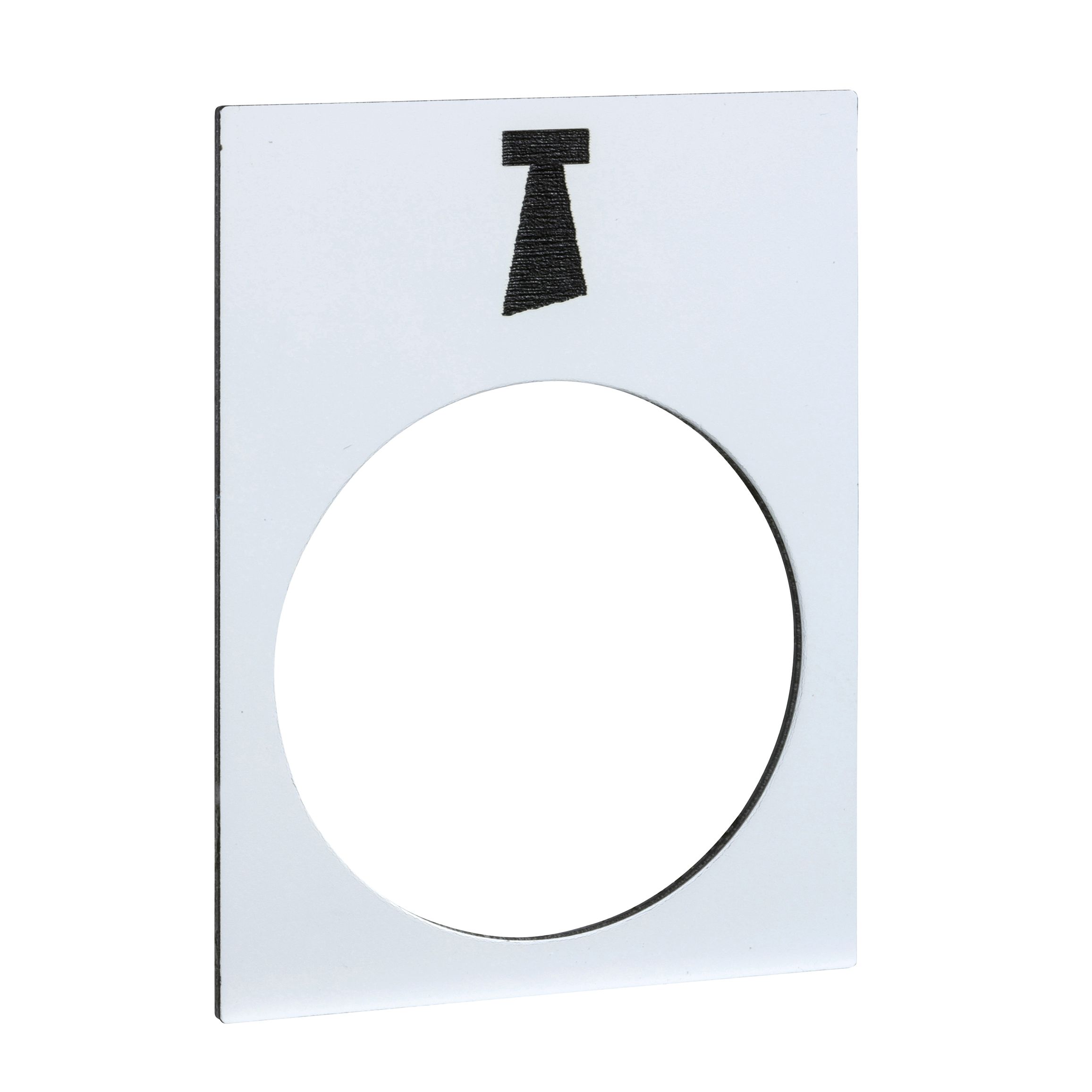 Schneider Electric Legend for Use with XACB, XACA, XACM, Pre-printed "Arrow
