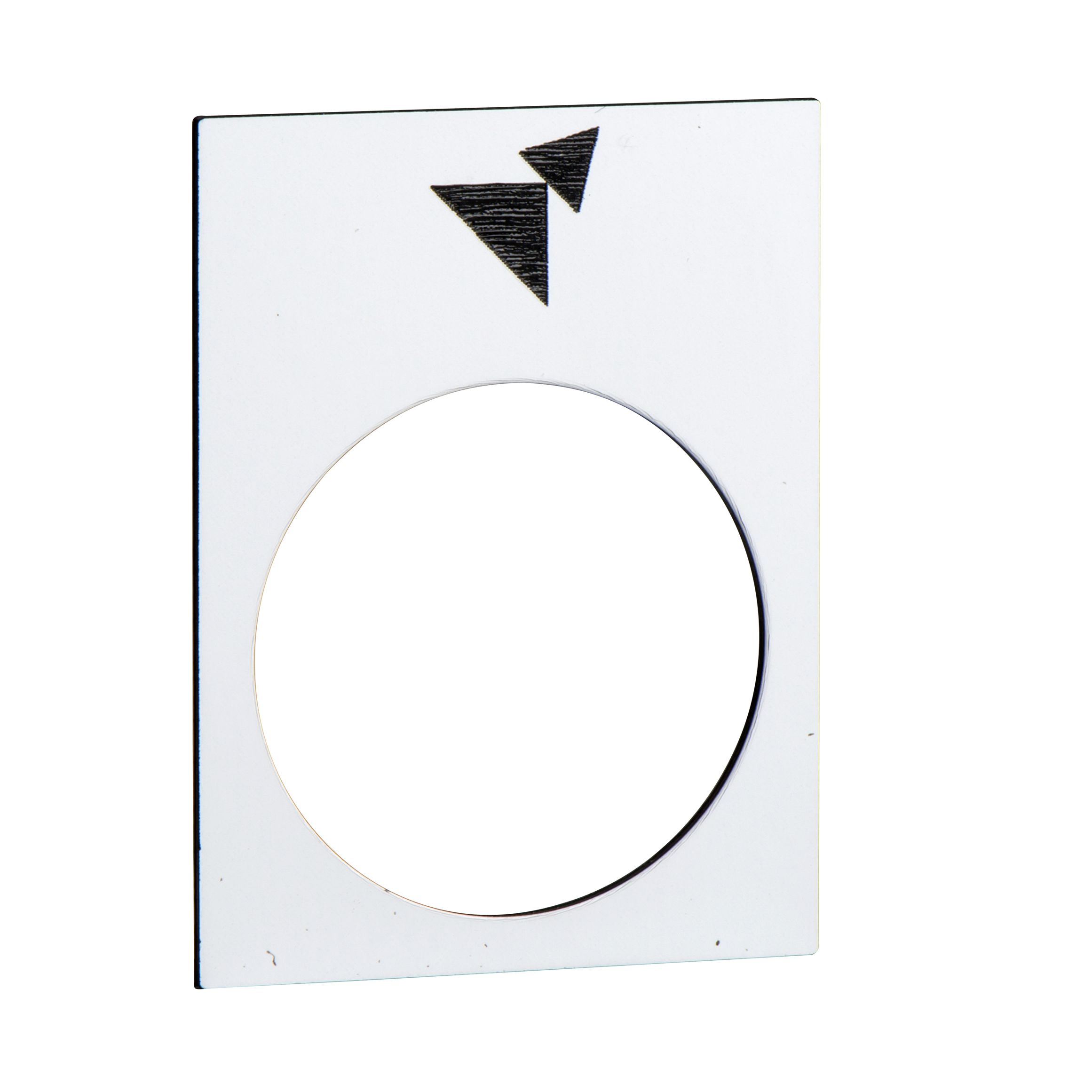 Schneider ElectricLegend for Use with XACB, XACM, Pre-printed "Black forward, Slow-Fast