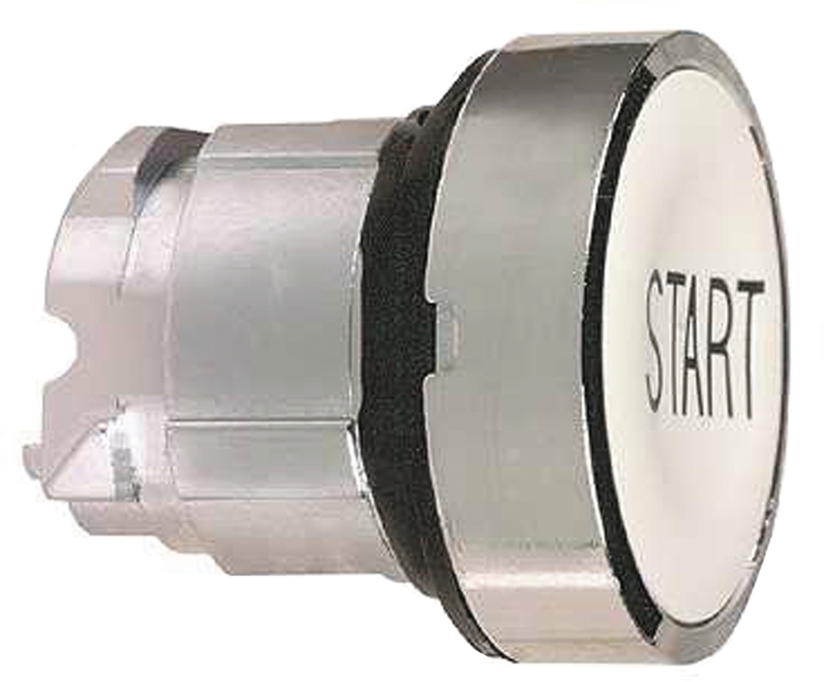 Schneider Electric Harmony Series White Momentary Push Button Head, 22 mm Cutout, IP66, IP67, IP69K