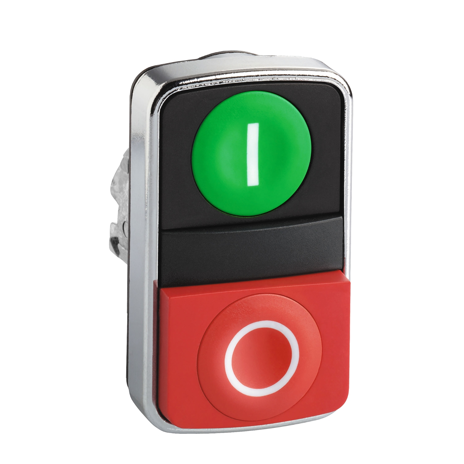 Schneider Electric Harmony XB4 Series Green, Red Spring Return Push Button Head, 22 mm Cutout, IP67