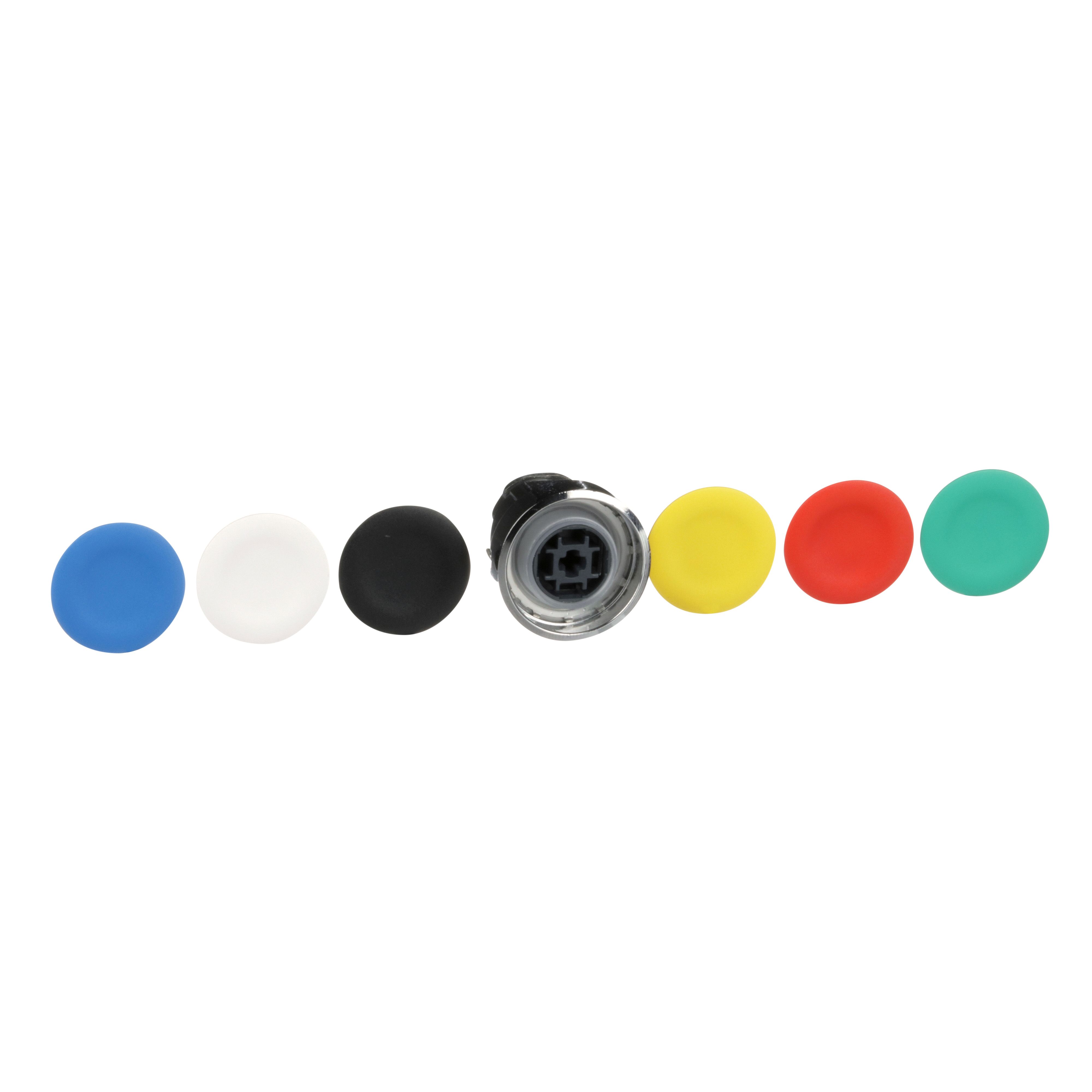 zb4ba9 Schneider Electric Harmony Series Multicolour Momentary Push Button Head, 22 mm Cutout, IP66, IP67, IP69K