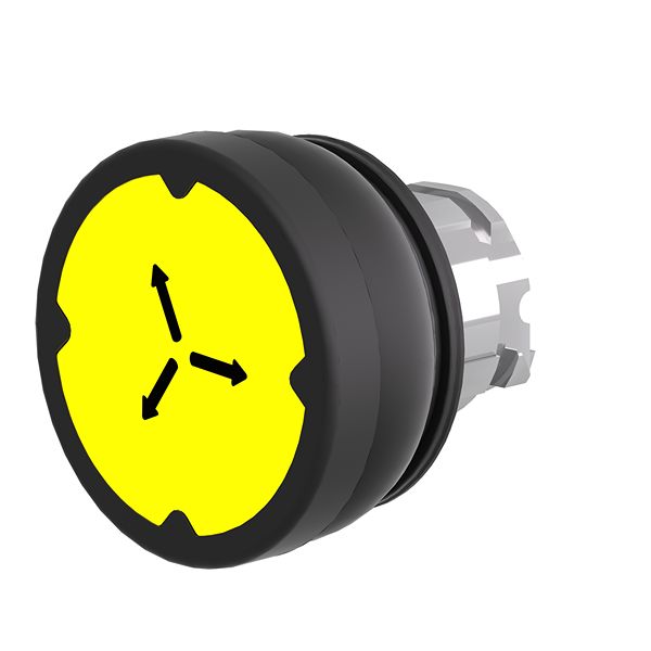 zb4bc58009ra Schneider Electric Harmony Series, Spring Return, Emergency Stop Push Button Head 22.5 mm Diameter