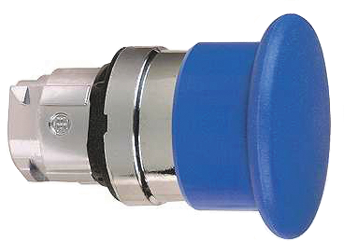 Schneider Electric Harmony Series Blue Momentary Push Button Head, 22 mm Cutout, IP66, IP69K