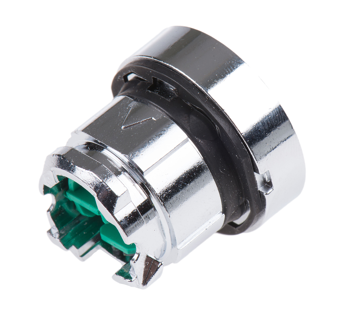 zb4bh03 Schneider Electric Harmony Series Green Latching Push Button Head, 22 mm Cutout, IP67, IP69K