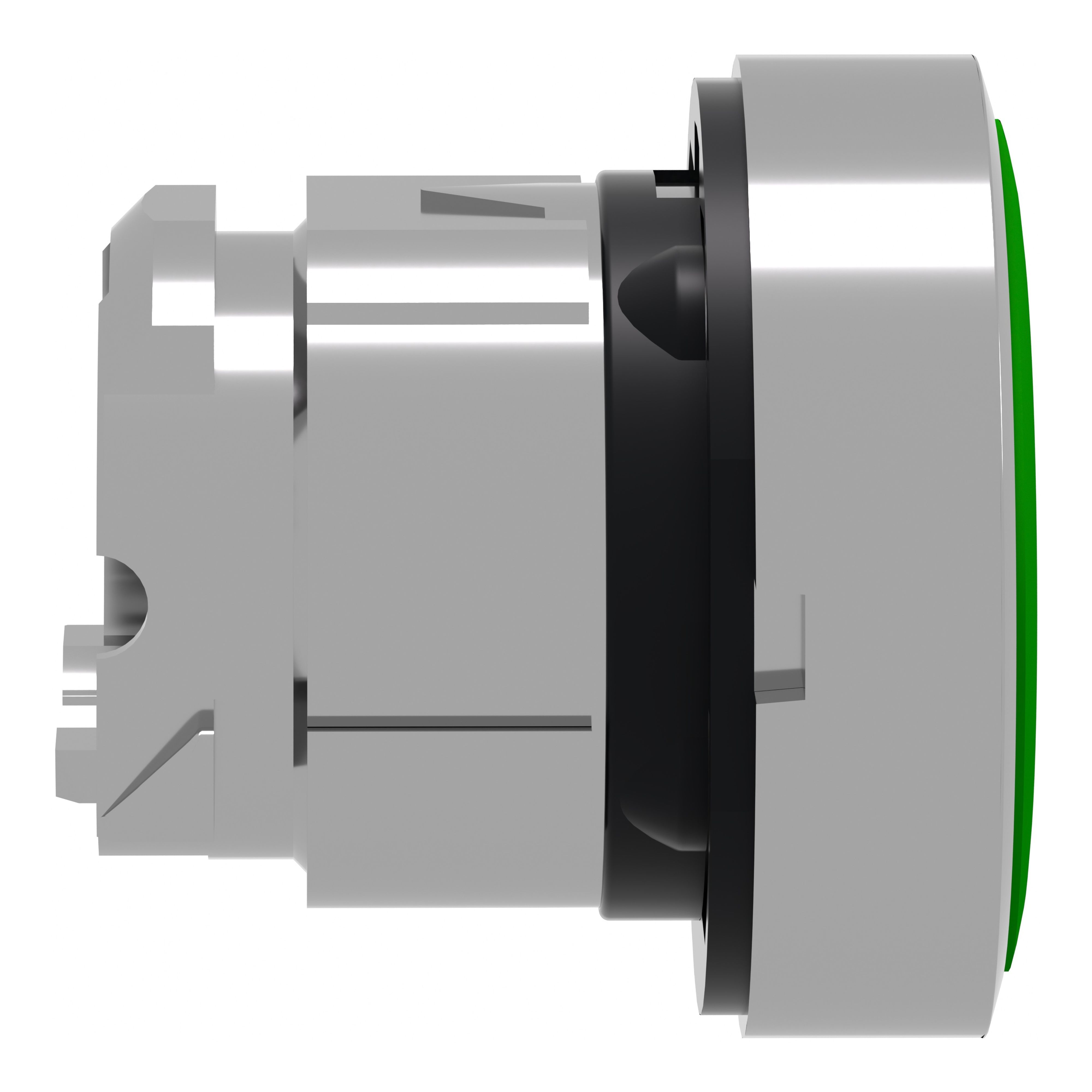 zb4bh03 Schneider Electric Harmony Series Green Latching Push Button Head, 22 mm Cutout, IP67, IP69K