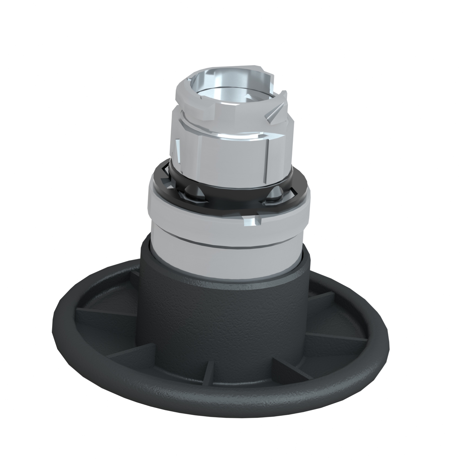zb4br216 Schneider Electric Harmony XB4 Series Black Spring Return Push Button Head, 22 mm Cutout, IP67, IP69K, IP66