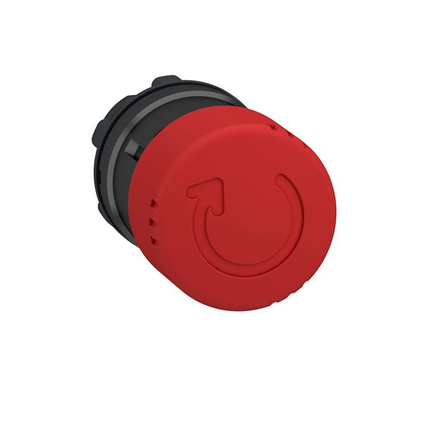 Schneider Electric Harmony XB4 Series, Push-in, Emergency Stop Push Button Head 22 mm Diameter