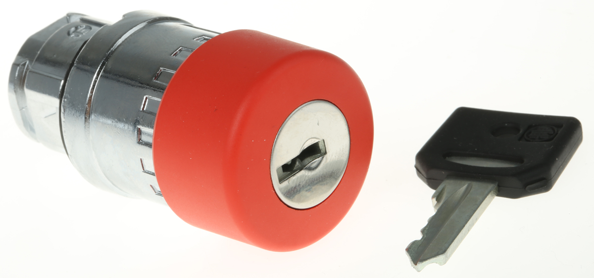 Schneider Electric Harmony Series, Key Release, Emergency Stop Push Button Head