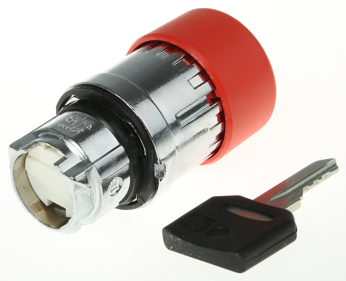 zb4bs934 Schneider Electric Harmony Series, Key Release, Emergency Stop Push Button Head