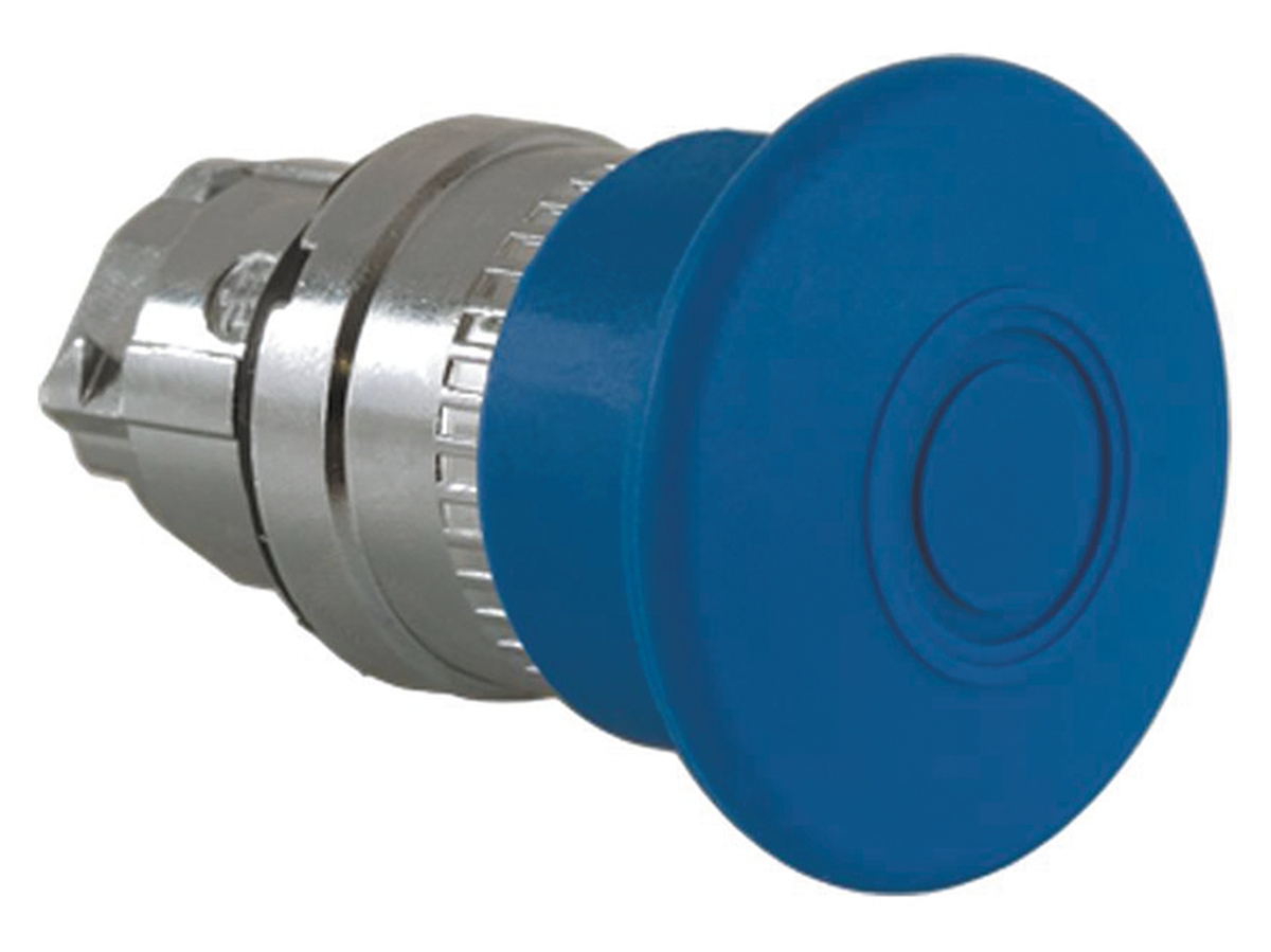 Schneider Electric Harmony XB4 Series Blue Latching Push Button Head, 22 mm Cutout, IP67, IP66, IP69K