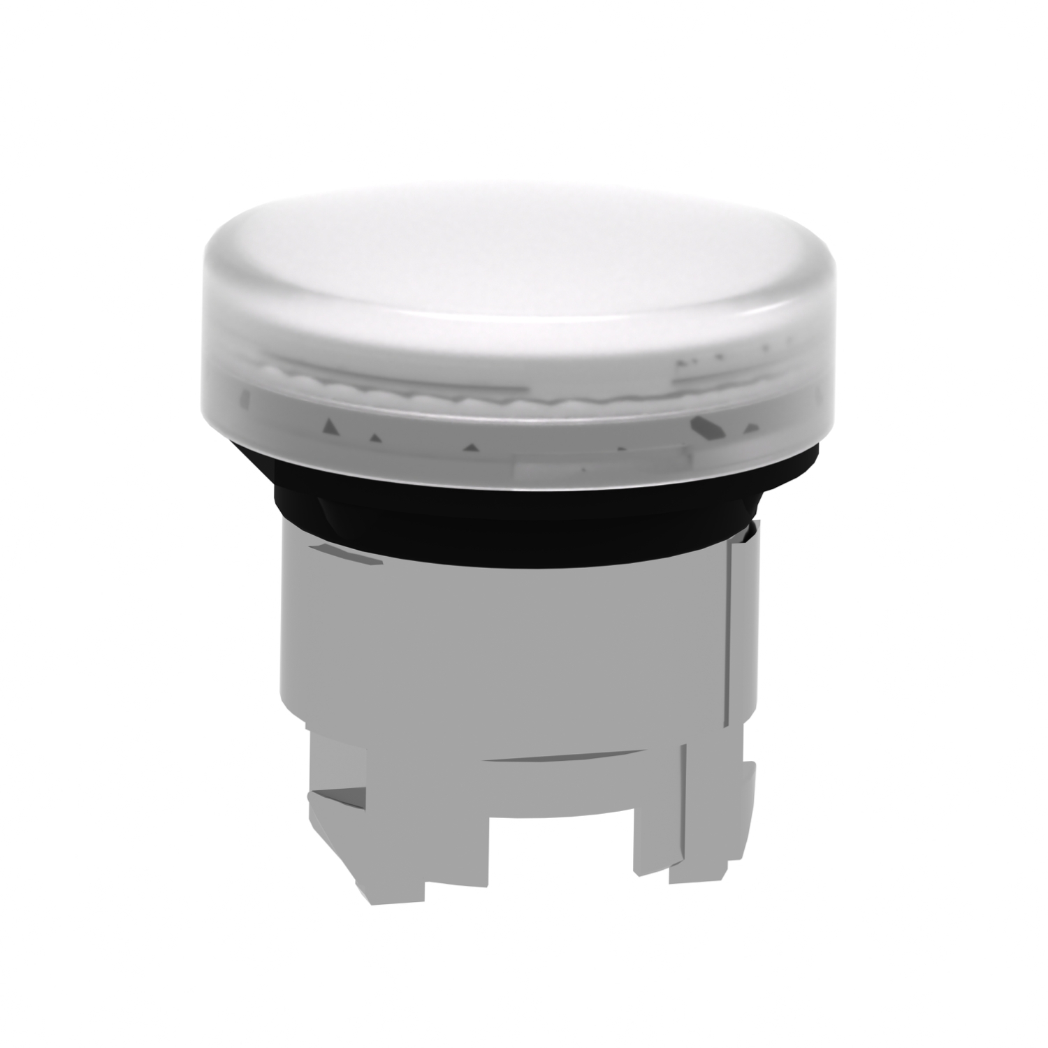 zb4bv013 Schneider Electric White Pilot Light Head, 22 mm Cutout Harmony XB4 Series