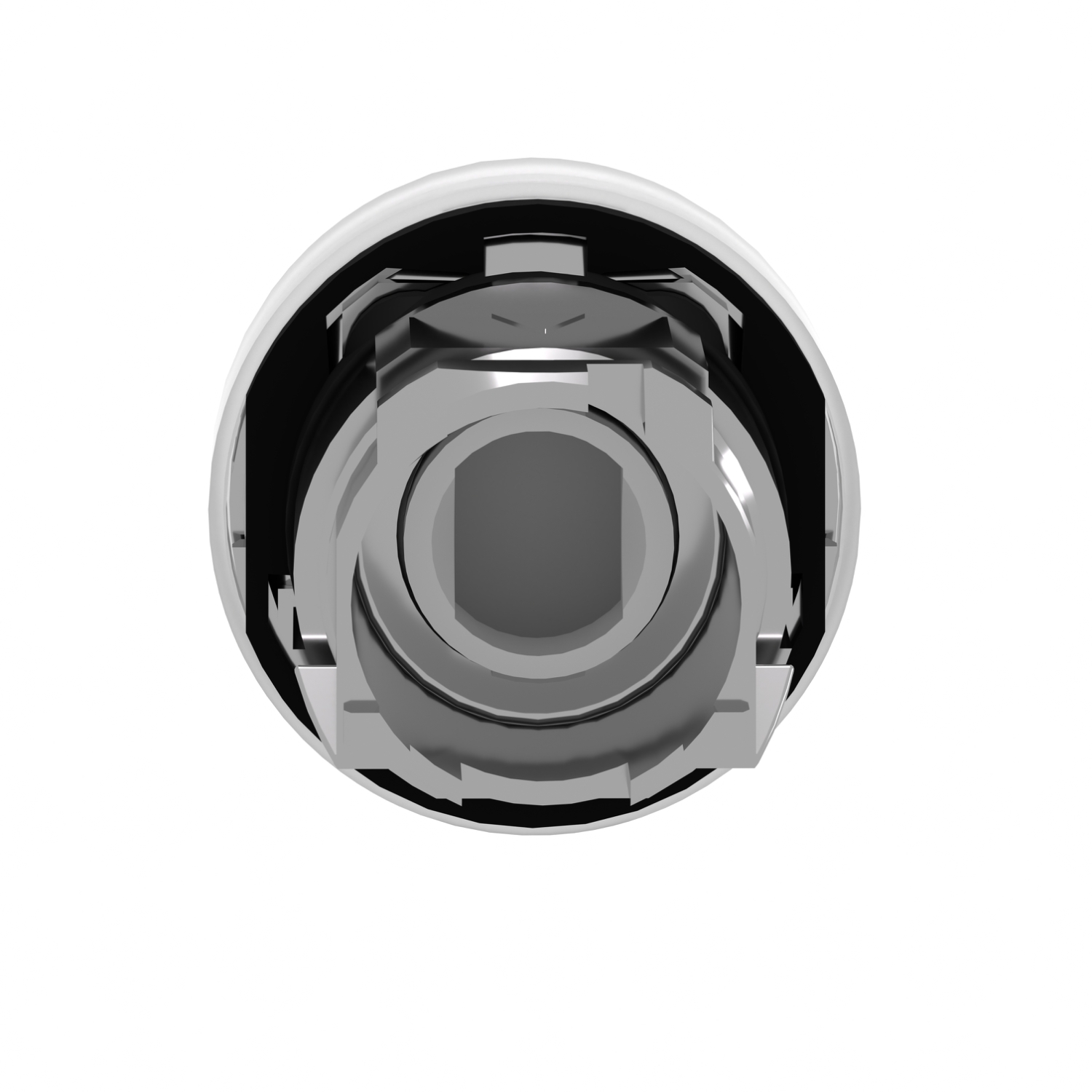 zb4bv013 Schneider Electric White Pilot Light Head, 22 mm Cutout Harmony XB4 Series