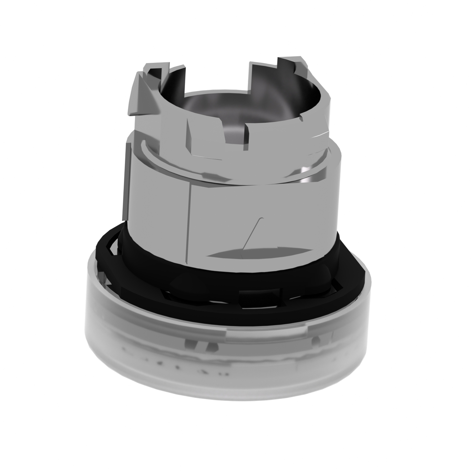 zb4bv013 Schneider Electric White Pilot Light Head, 22 mm Cutout Harmony XB4 Series