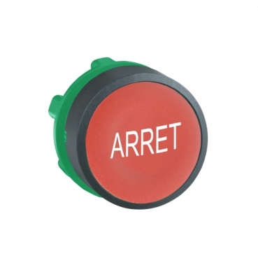 Schneider Electric Harmony XB5 Series Red Momentary Push Button Head, 22 mm Cutout, IP66, IP69K, IP67