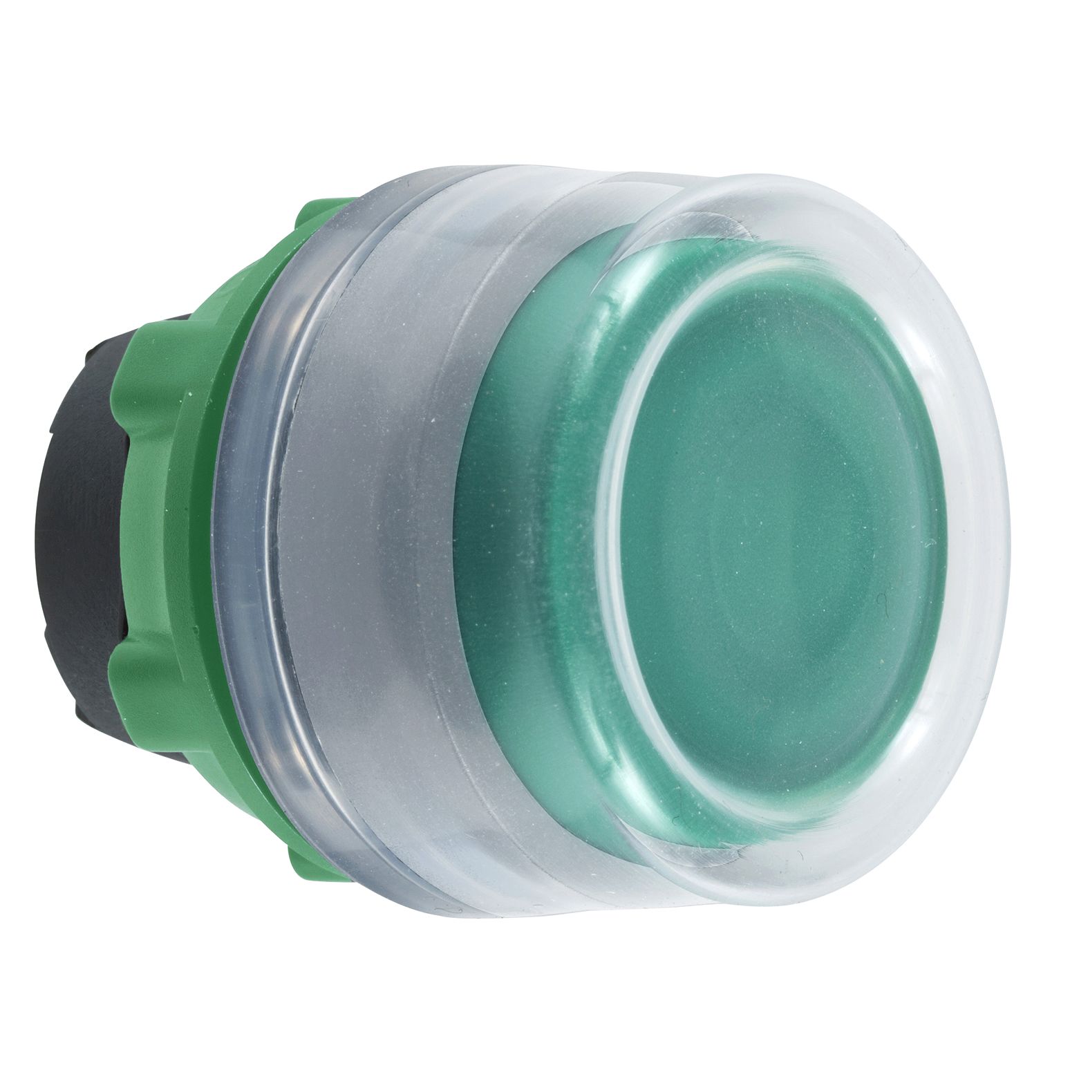 Schneider Electric ZB5 Series Green Spring Return Push Button Switch, 22 mm Cutout, IP67, IP66
