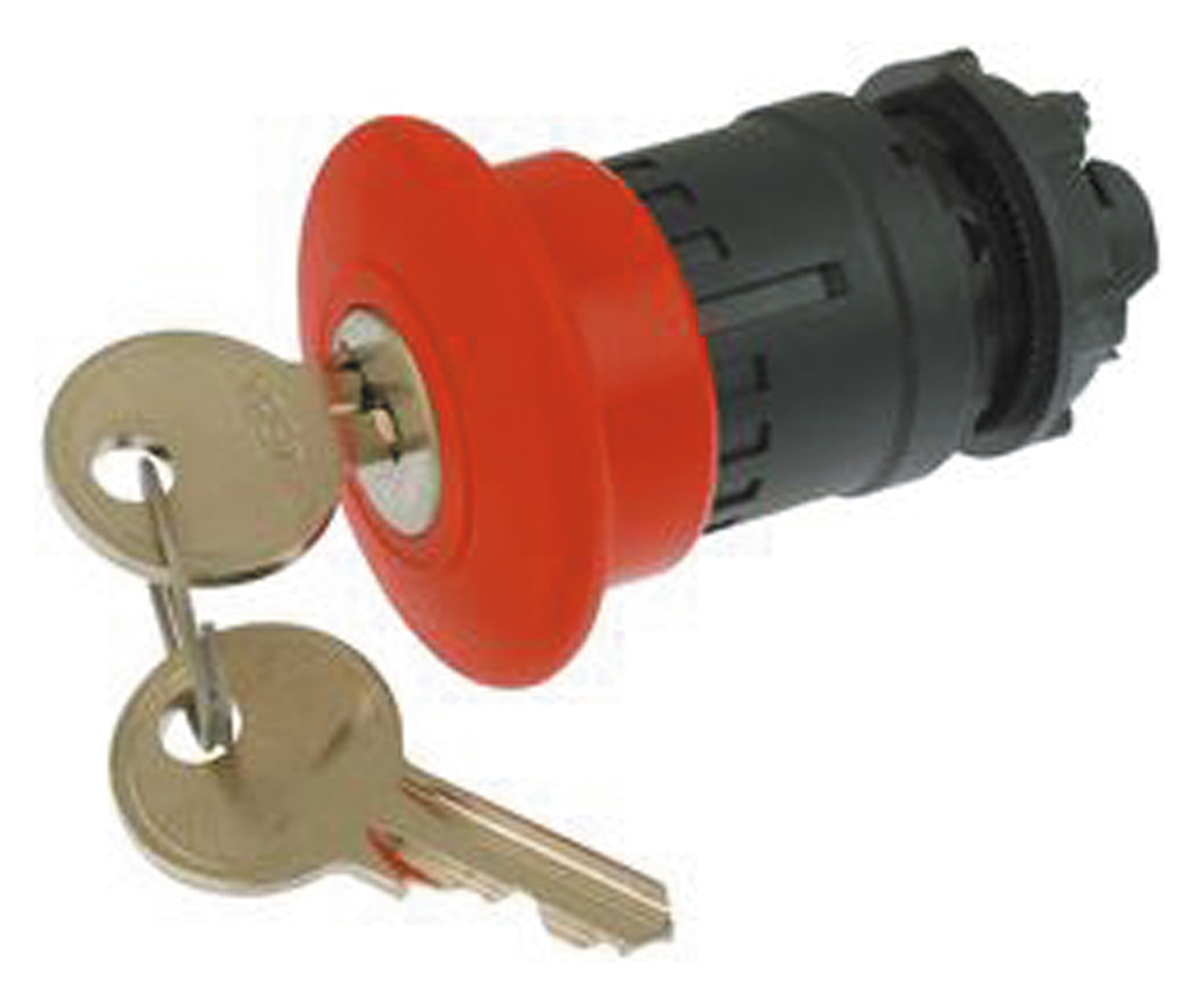 Schneider Electric Harmony Series, Key Release, Emergency Stop Push Button Head