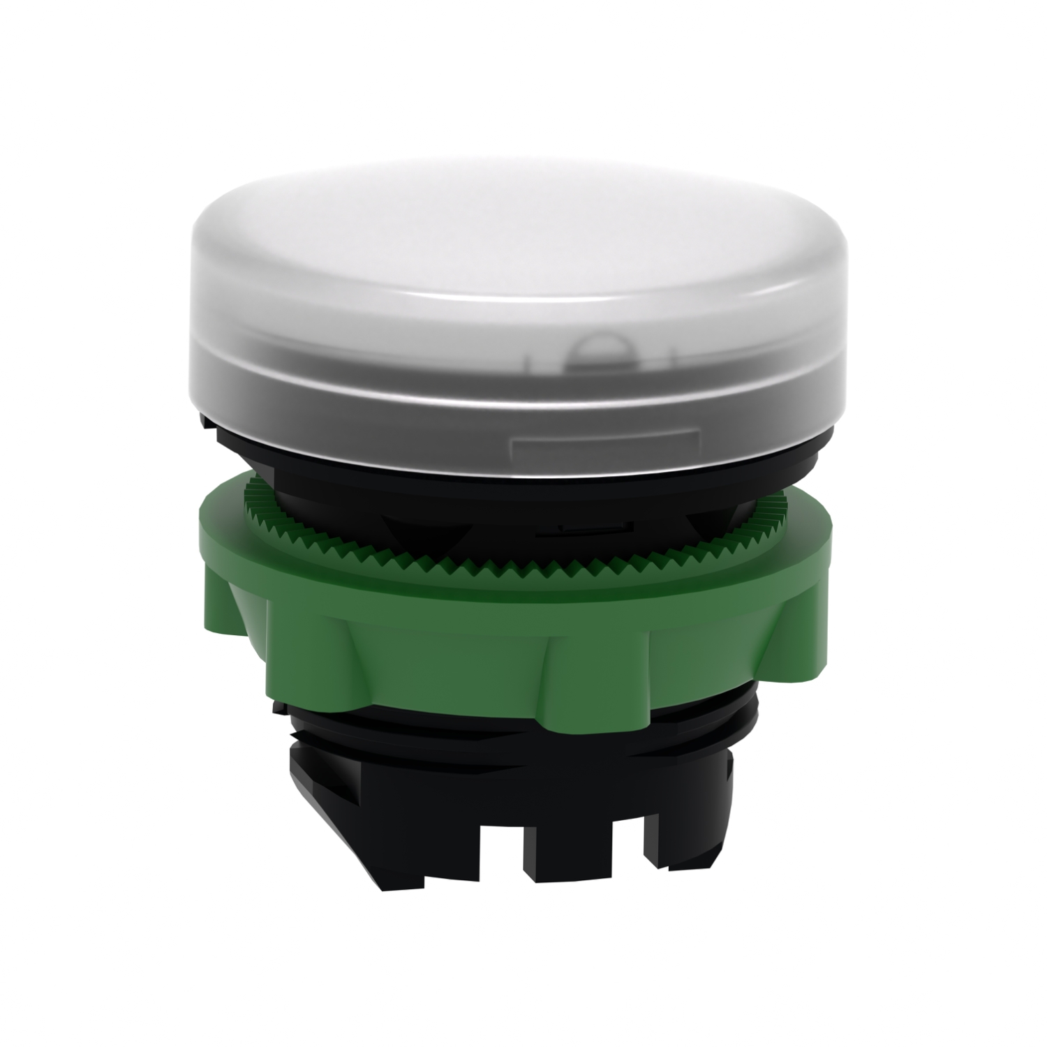 zb5av013 Schneider Electric White Pilot Light Head, 22 mm Cutout Harmony Series