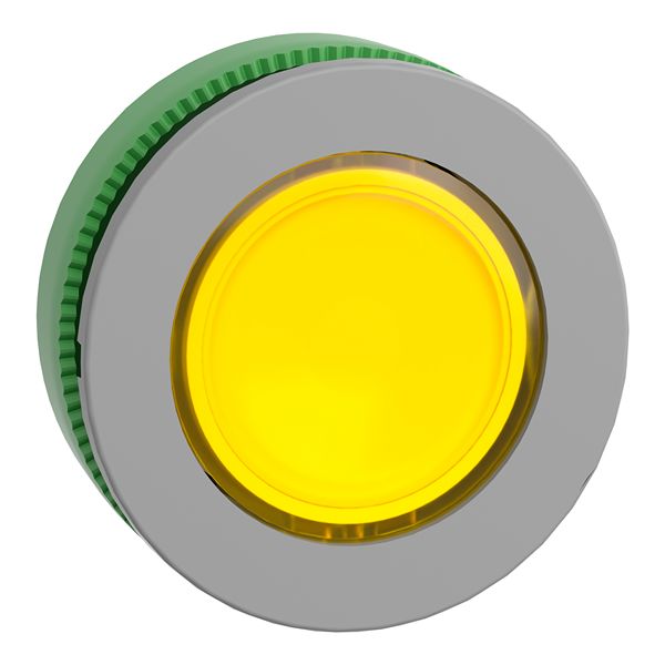 Schneider Electric Yellow Pilot Light Head, 30.5 mm Cutout Harmony XB5 Series