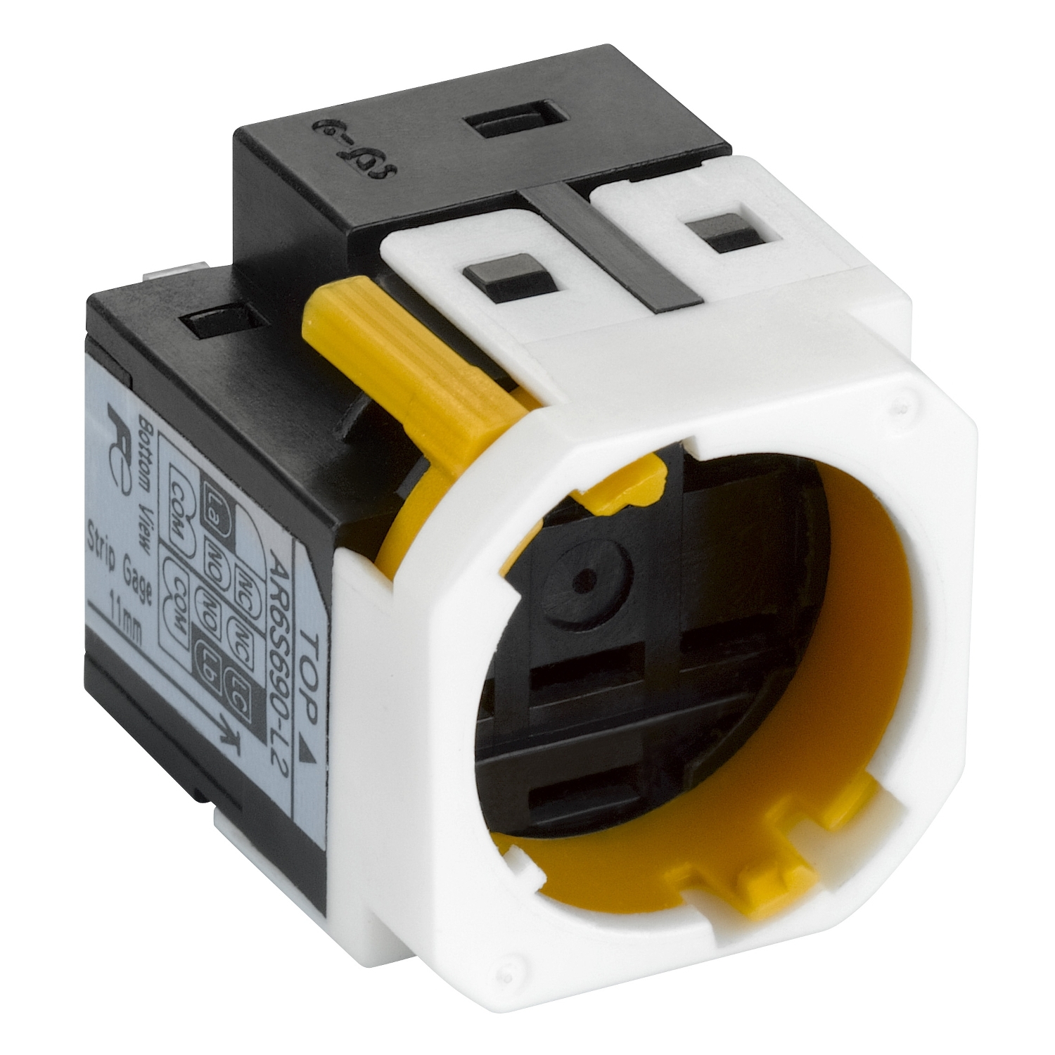 Schneider Electric Push Button Adapter for use with Harmony XB6E, ZB6YF05