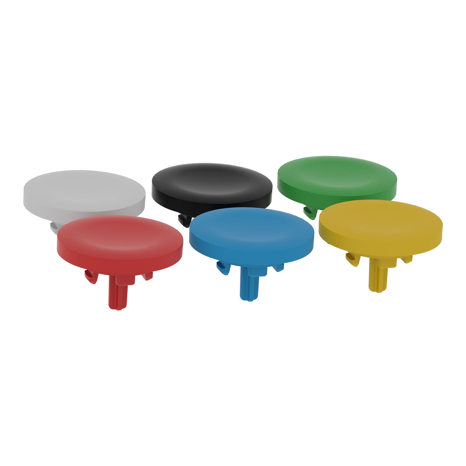 zbaf9 Schneider Electric Yellow, Black, Red, Green, White, Blue Push Button Cap for Use with Push Button Switches Series XAL /
