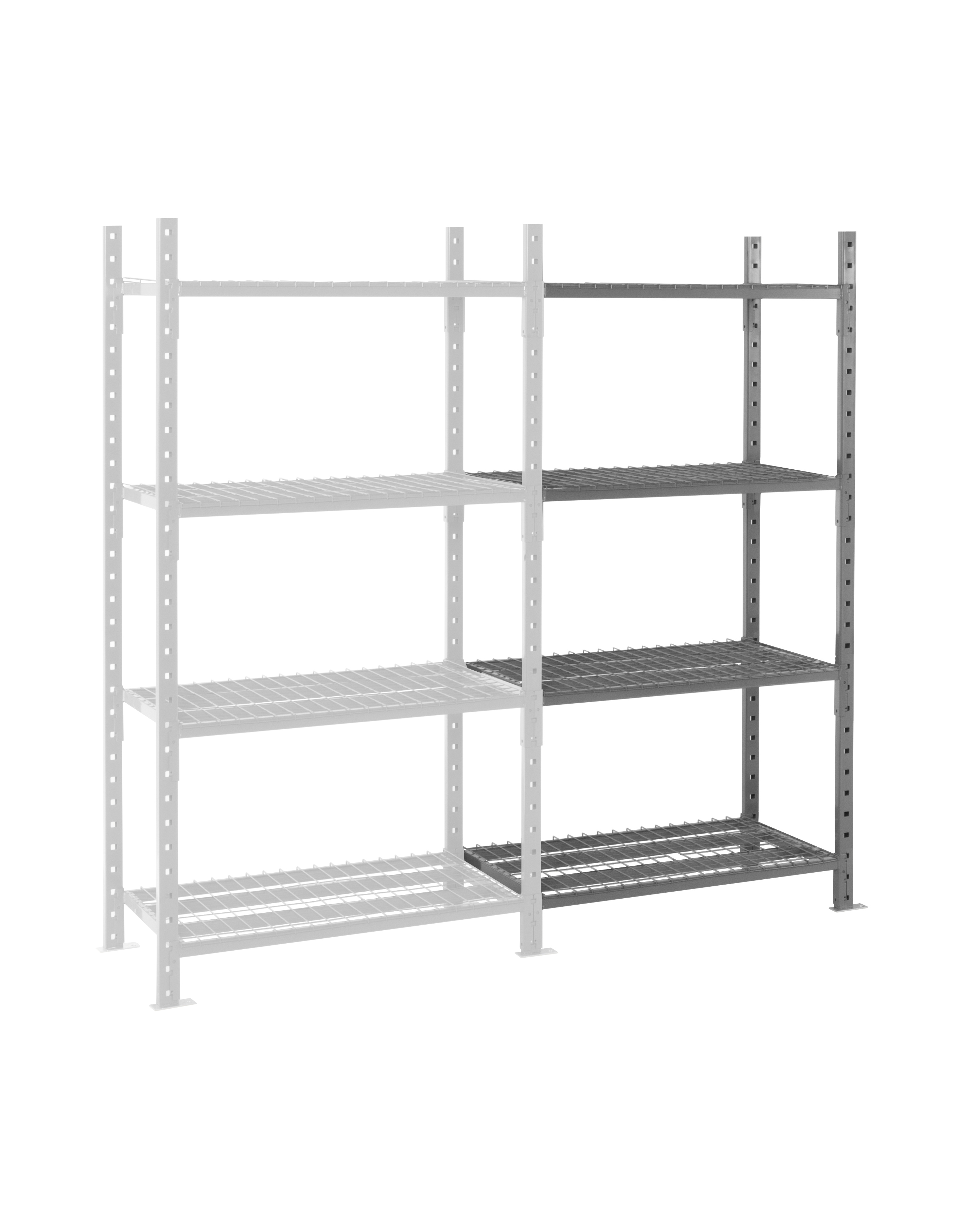 Manorga Blue Sheet Steel Galvanised Shelving System, 2500 kg Load