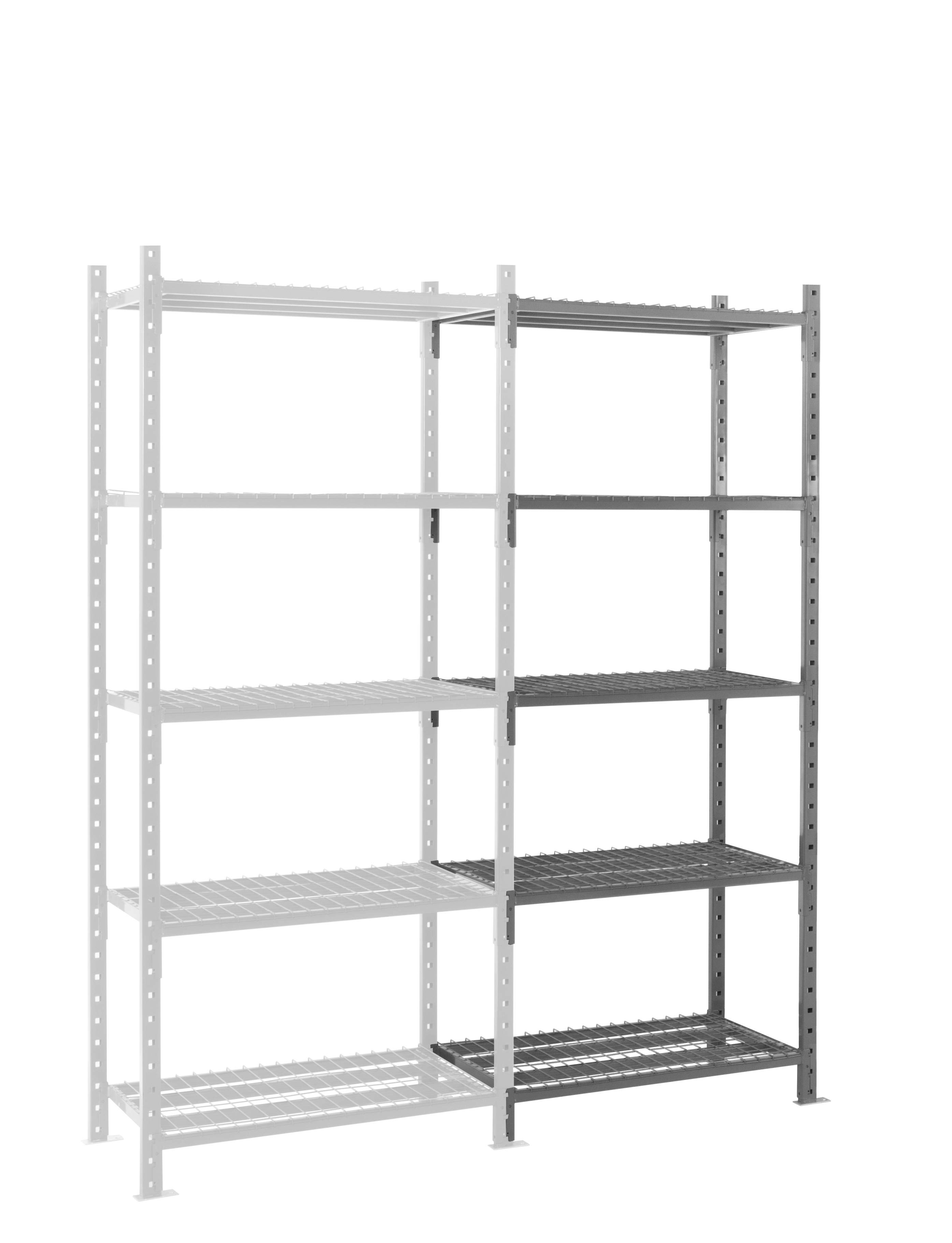 Manorga Blue Sheet Steel Galvanised Shelving System, 2500 kg Load