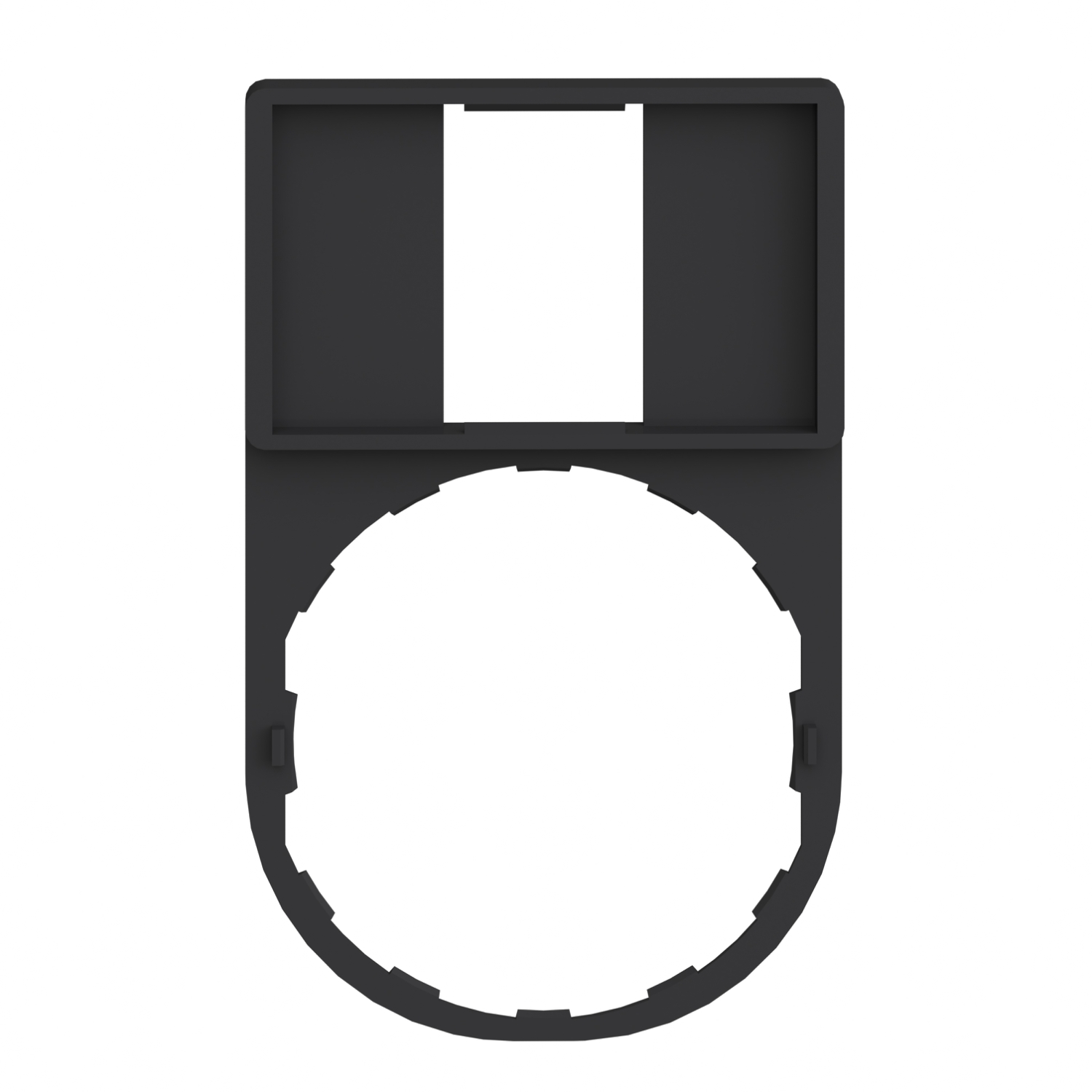 zbz33 Schneider Electric Blank Label Holder for Use with XB5 Series, XB4 Series
