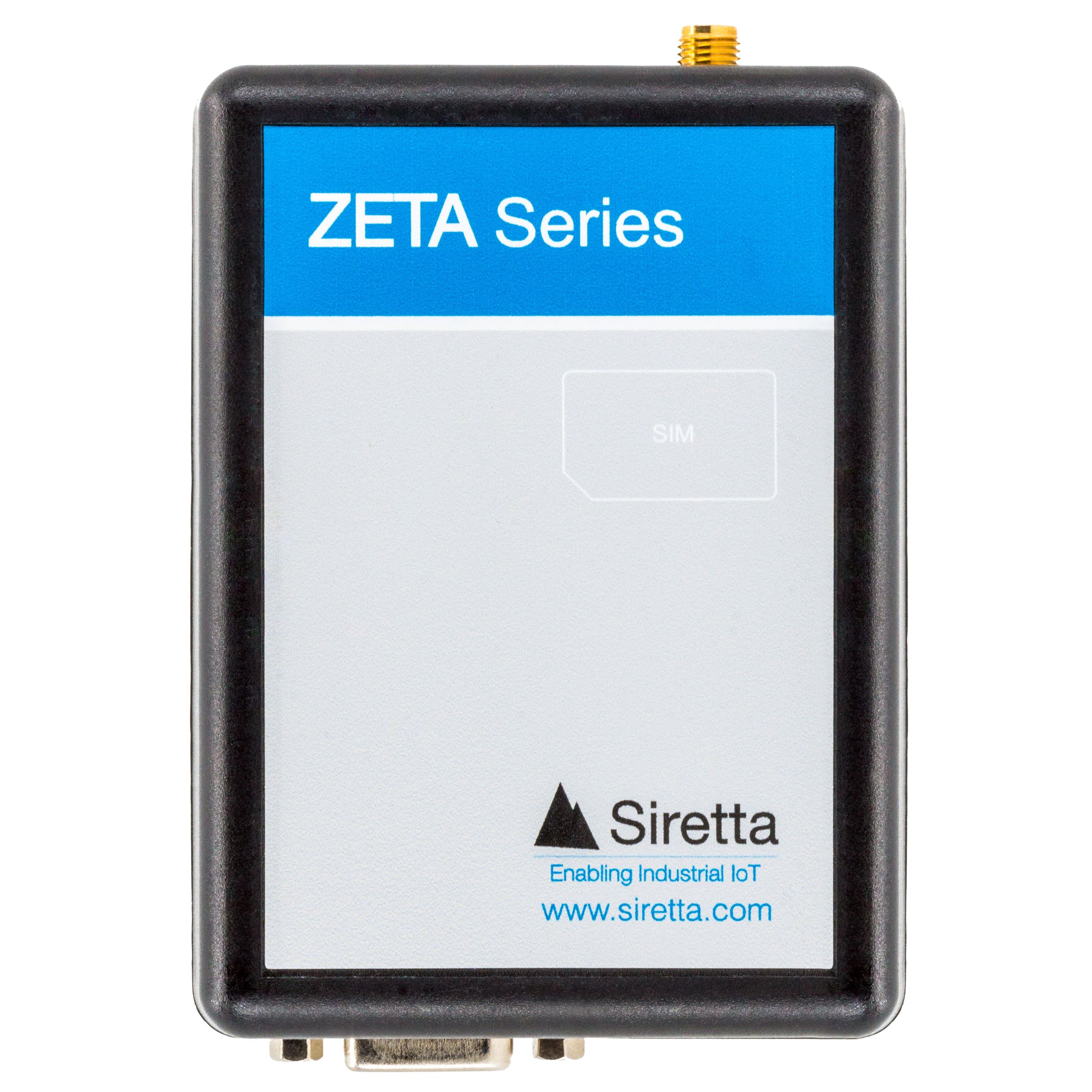 zeta-n-lteeu Siretta GPIO, RJ12, RS232 4G, 3G, 2G Modem, 150Mbps