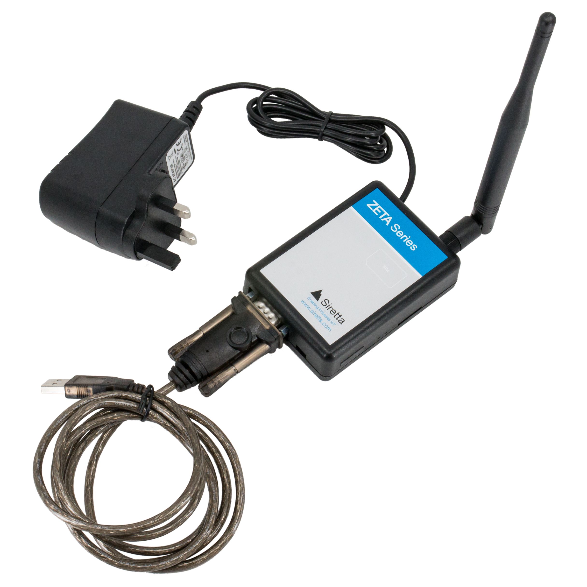 zeta-nep-ltem-gl-starter-kit Siretta RS232, GPIO, RJ12 2G, 4G Modem Starter Kit