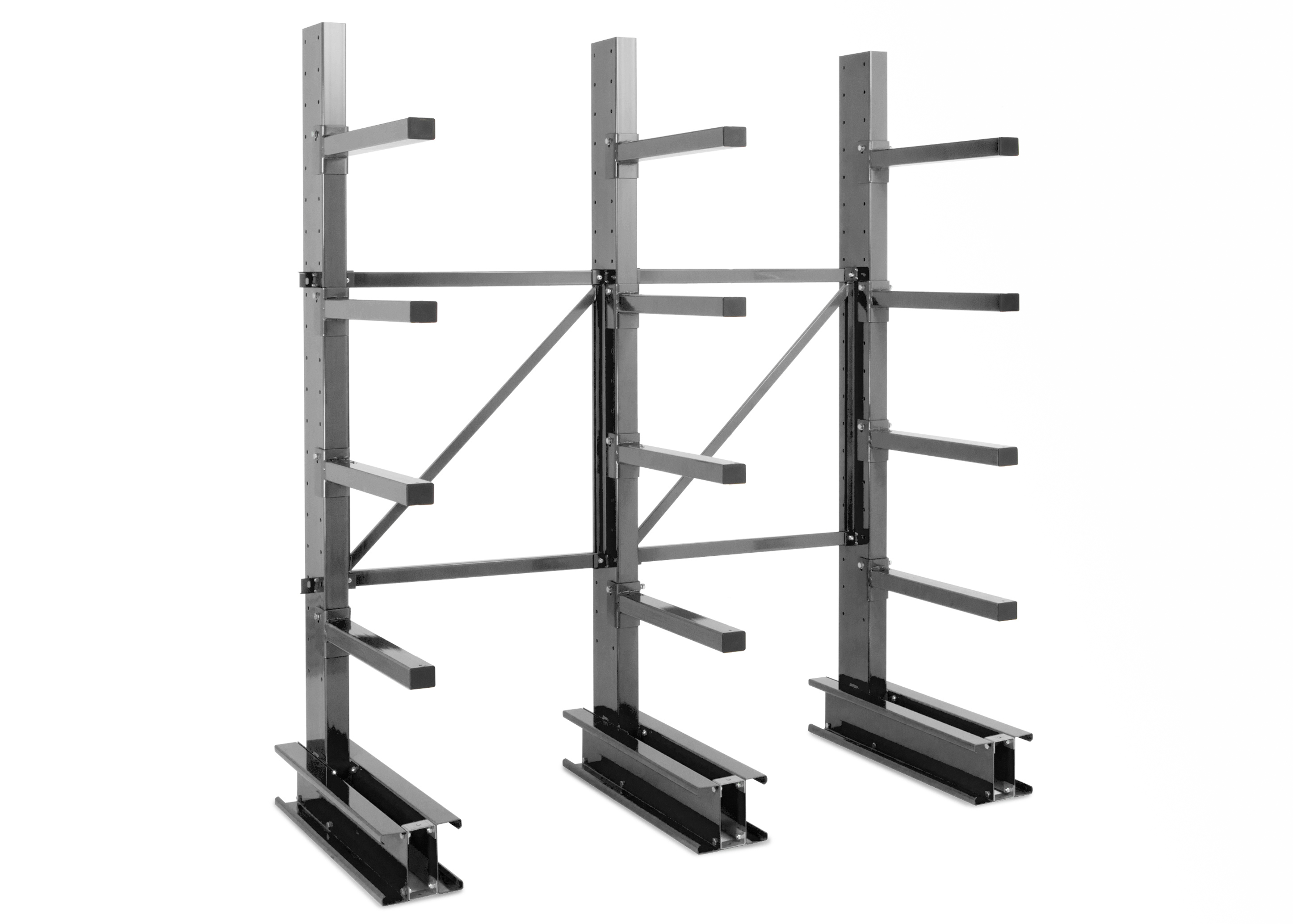 zfcantimlsf1060d1 Manorga Steel Dark Grey Storage Racking, 2000 mm x 600 mm