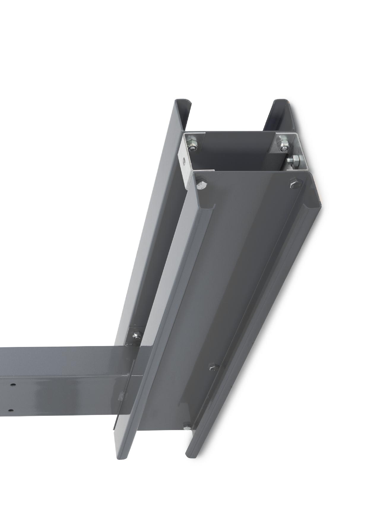 zfcantimlsf1060d1 Manorga Steel Dark Grey Storage Racking, 2000 mm x 600 mm
