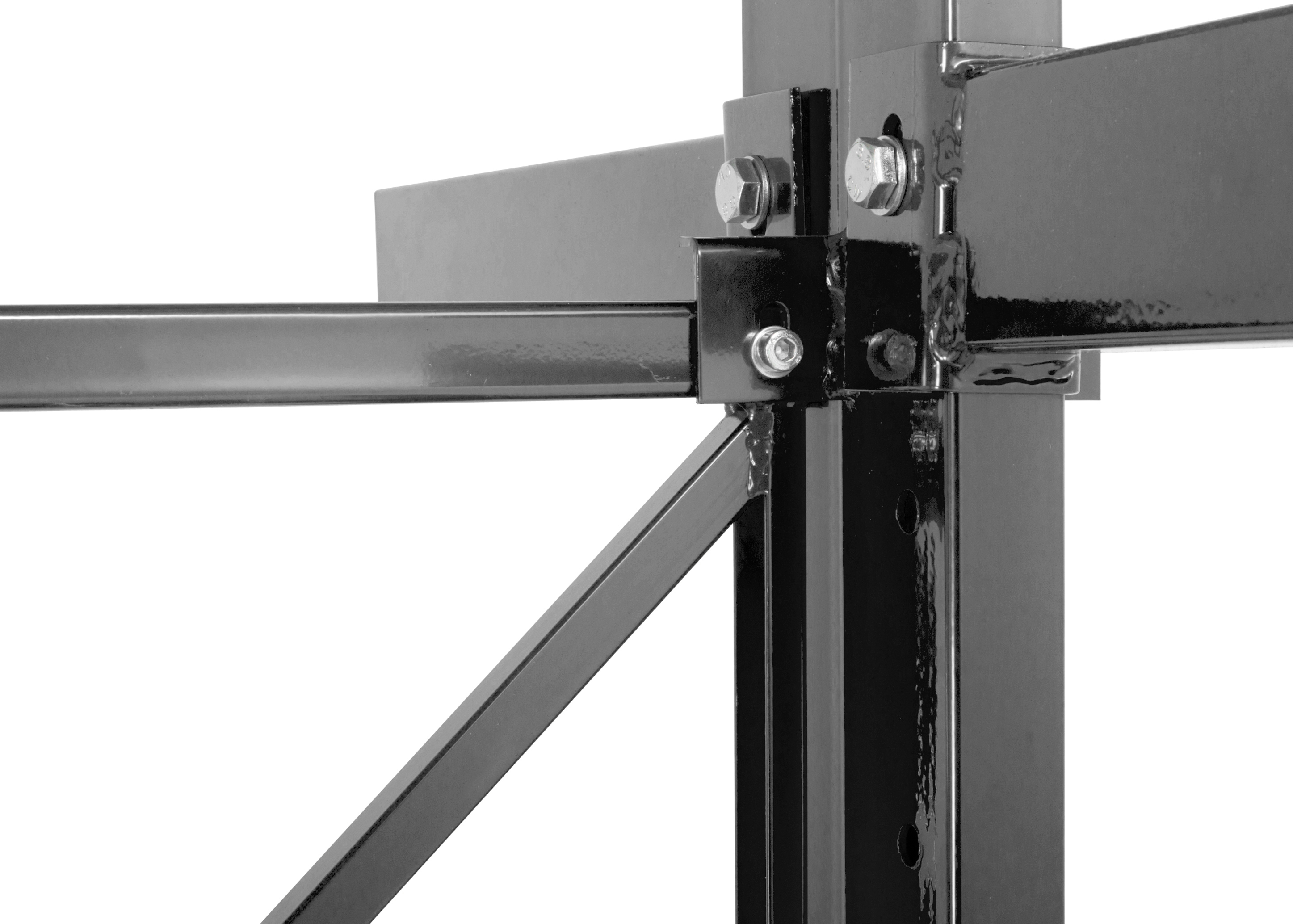 zfcantimlsf1060d1 Manorga Steel Dark Grey Storage Racking, 2000 mm x 600 mm
