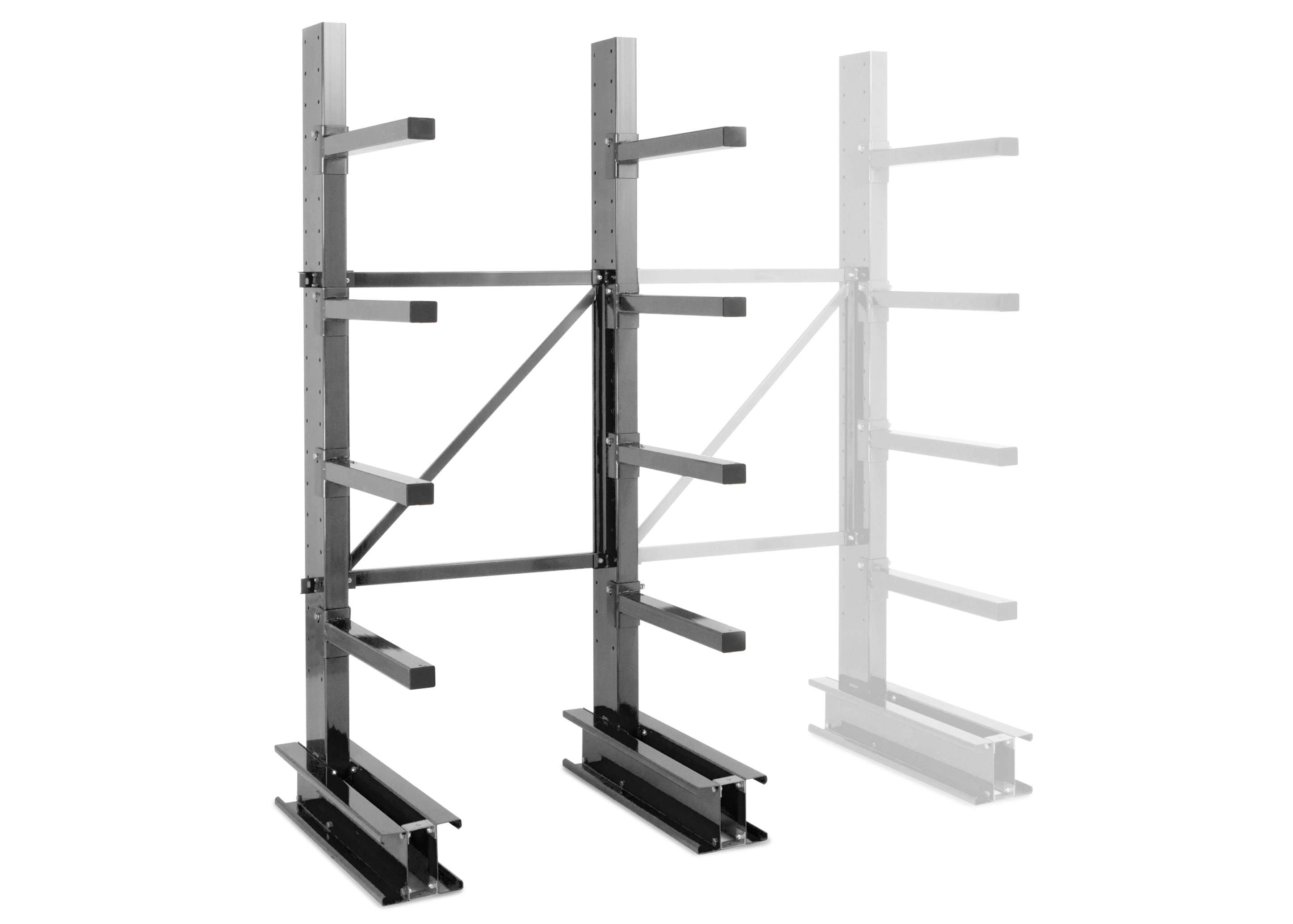 Manorga Steel Dark Grey Storage Racking, 2000 mm x 700 mm