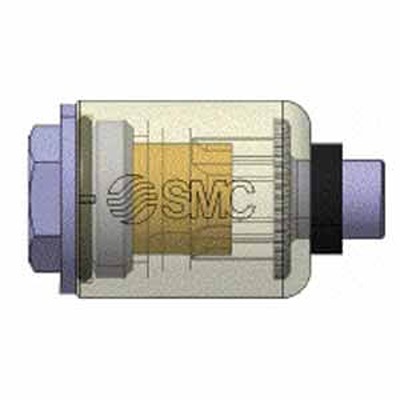 SMC Vacuum Filter - ZFZ Series, 20 μm, M5 Port Connection