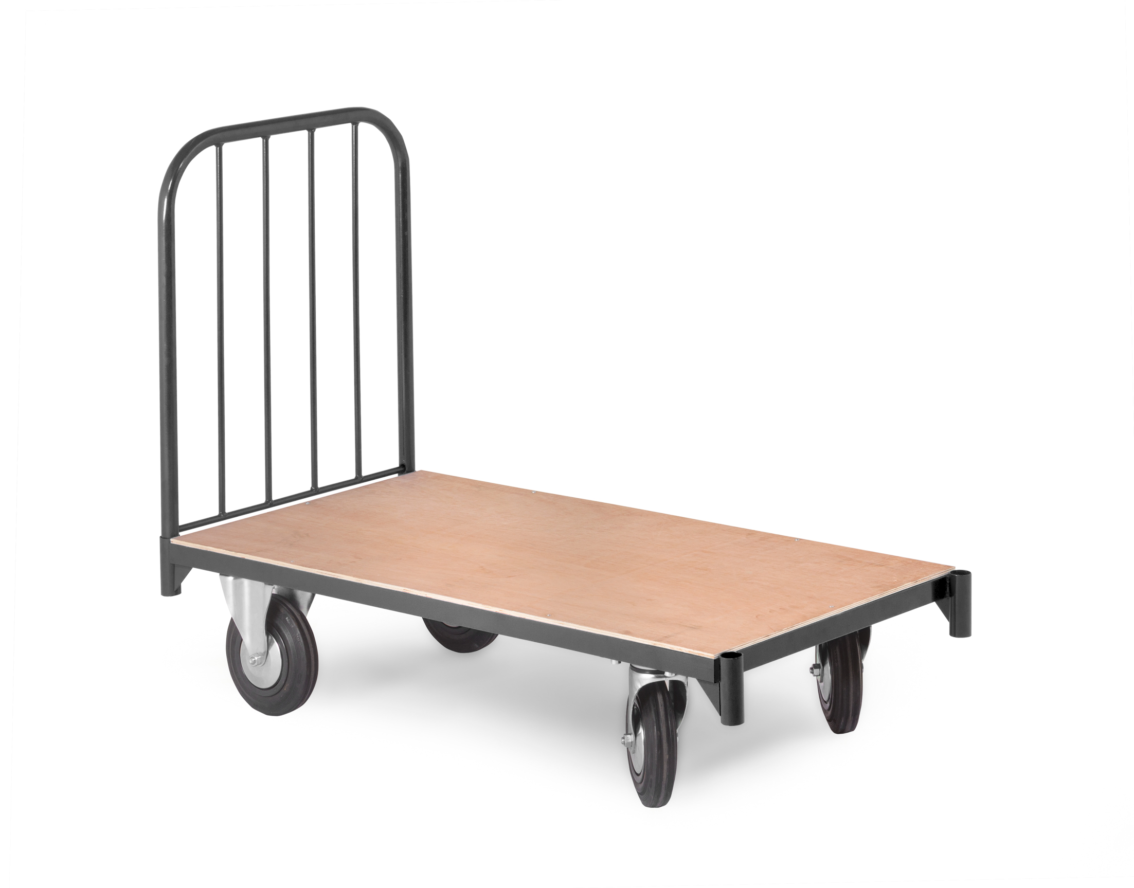 Manorga 1 2 Fixed + 2 Swivel Trolley, 400 kg Load