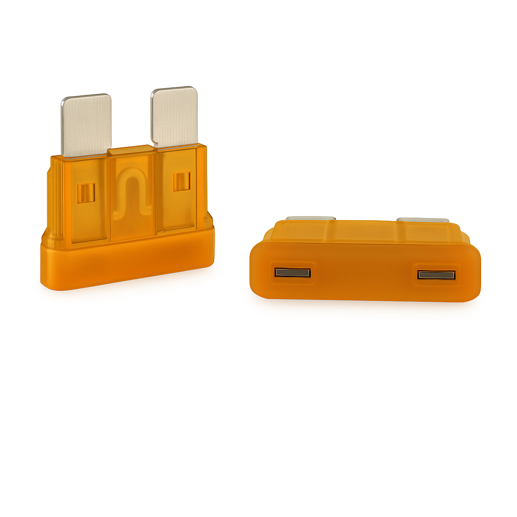 E-Pro 40A Automotive ATO Blade Fuse 32 V DC Fast Acting Amber