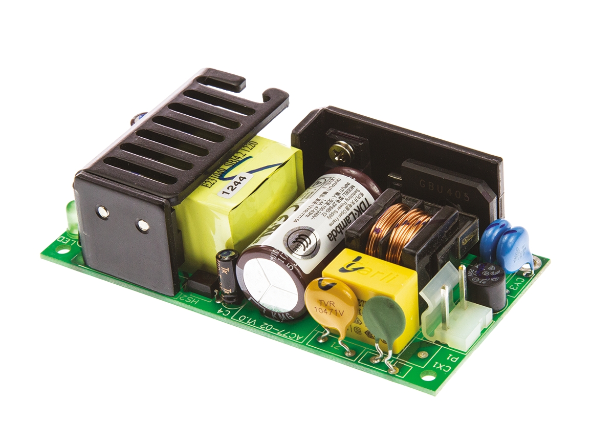 TDK-Lambda Switching Power Supply, ZPS60-12 12V dc, 5A, 60 W, Input 90V ac to  370 V dc, 264V ac