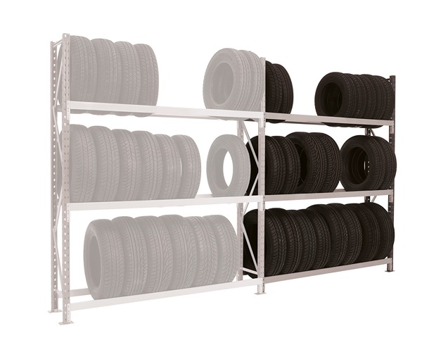 zrprotecpoteau001 Manorga Steel Yellow Storage Racking, 200 mm
