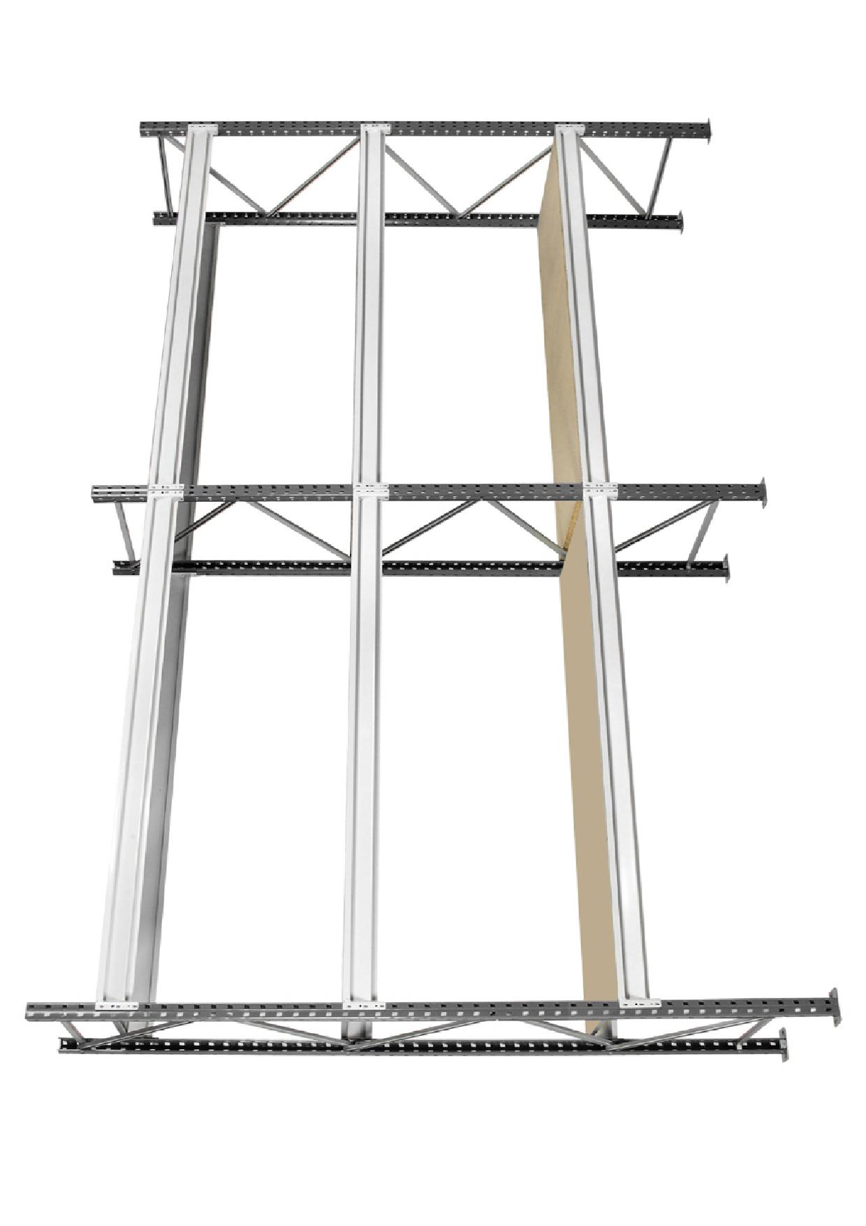 zrrayosld201860d1 Manorga Steel Grey Storage Racking, 2000 mm x 600 mm