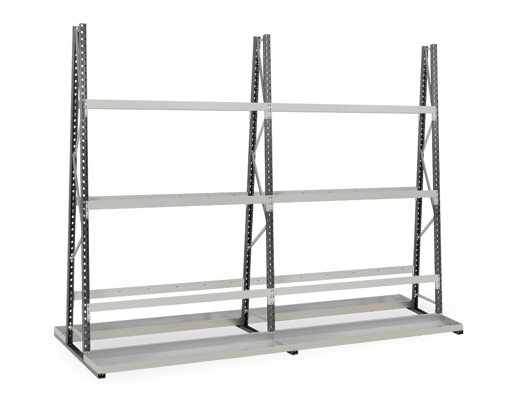 zrverticdf1834ed1 Manorga Steel Grey Storage Racking, 2500 mm x 340 mm