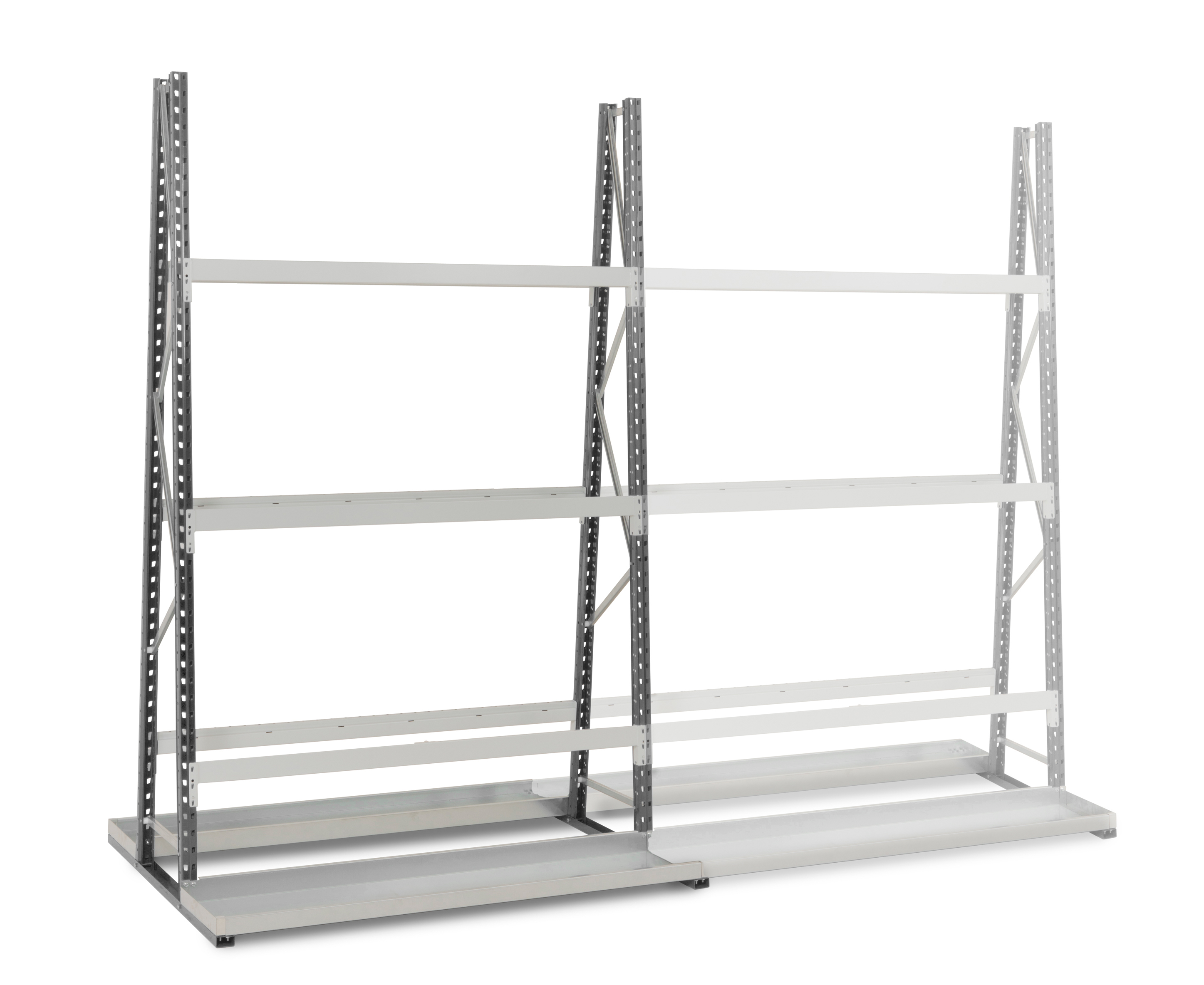zrverticsf1834ed1 Manorga Steel Grey Storage Racking, 2500 mm x 340 mm