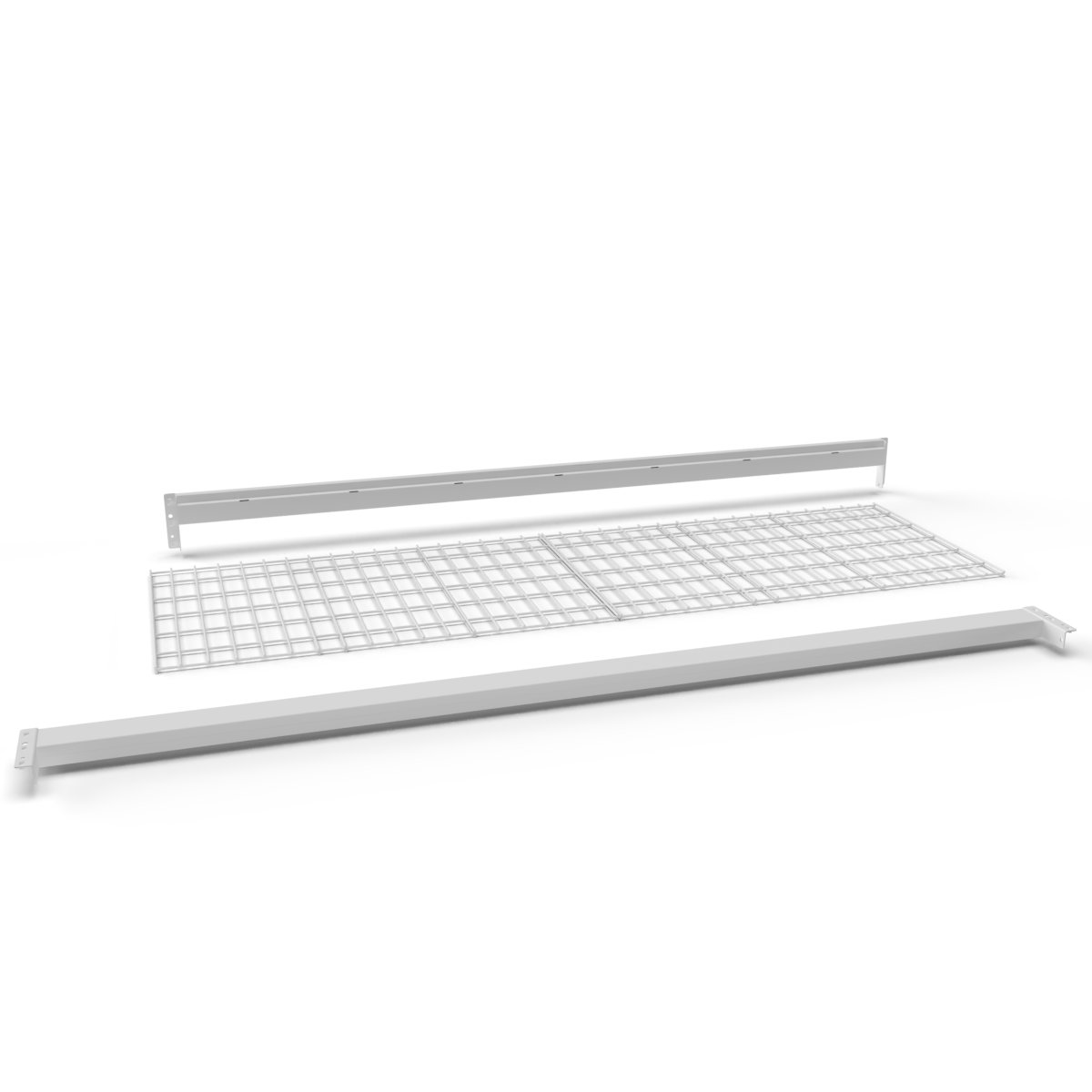 Manorga RAL 7024 Sheet Steel Galvanised Shelving System, 1500 mm x 1500mm, 1200 mm, 4500 kg Load