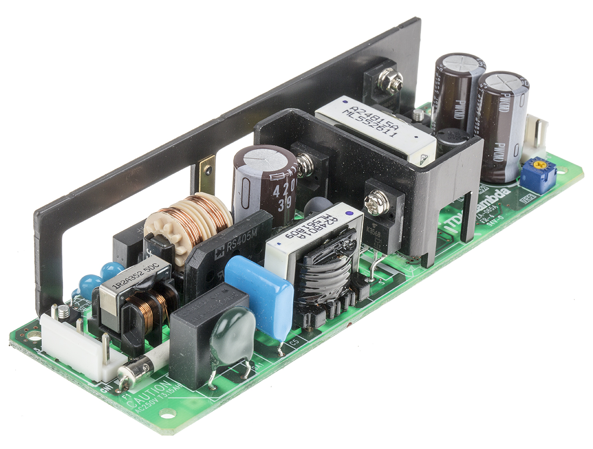 TDK-Lambda Switching Power Supply, ZWS75BAF-24 24V dc, 3.2A, 76.8 W, Input 85V ac to  370 V dc, 265V ac